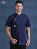 Синяя футболка, короткий рукав