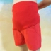 Thai sản quần mùa hè quần short dạ dày nâng quần bảy quần bên ngoài mặc lỏng kích thước lớn mùa hè quần năm quần