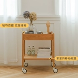 ER Black Wood Make Harri Bian Solid Wood Living Room Time Coffee Susts Susts Storage Storage Nordic Retro Run