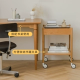 ER Black Wood Make Harri Bian Solid Wood Living Room Time Coffee Susts Susts Storage Storage Nordic Retro Run