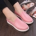 Hàn Quốc bốn mùa mưa khởi động phụ nữ không thấm nước giày nông miệng thấp giúp ống ngắn mưa khởi động không trượt thoải mái giày làm việc giày nhựa