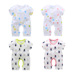 Bé onesies cotton ngắn tay phần mỏng habers nam giới và phụ nữ bé mùa hè mở đồ ngủ sơ sinh mùa xuân romper Áo liền quần