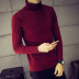 Mùa đông mặc dày cao cổ áo len nam Hàn Quốc phiên bản của tự trồng áo len áo len đáy áo sơ mi áo len dòng quần áo thủy triều nam quần áo Áo len