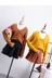 [ZJ] C 31 mùa thu của phụ nữ Hàn Quốc cổ tròn màu rắn hoang dã mỏng dài tay áo ấm Knit Sweater quần áo nữ mùa hè đẹp Áo len
