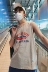 Áo vest nam mùa hè đi biển Hàn Quốc giản dị không tay áo thun không tay áo vest thương hiệu thể thao thể thao mồ hôi vest - Lót