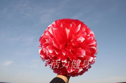 ВСЕ -звездный двойной цветок средняя ручка чирлидера цветочный цвет цвет цвет мяч Ball Ball La La La La La La La La La Laisada