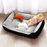 Чистая красная собачья собака глубоко сон золотой ратабулда кровать для собак на Аляске в больших подушках для собак зимой тепло зимой