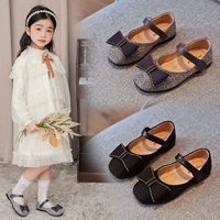 Детская обувь для принцессы, коллекция 2021, осенняя, мягкая подошва, в корейском стиле