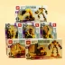 Kaizhi khối xây dựng mạnh mẽ máy bay chiến đấu loạt câu đố chính tả chèn trẻ em lắp ráp đồ chơi siêu phù hợp với 6 trong một QZ817
