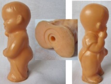 Резиновая игрушка 老胶皮玩具 怀旧经典 软胶捏响p7007 男孩