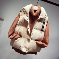Áo nhung mỏng vest vest gió Gió phiên bản Hàn Quốc của áo vest hoang dã vai nữ sinh vest vest nữ mùa thu đông bộ vest nữ hàn quốc