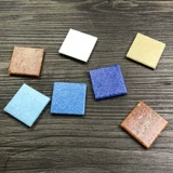 Уличный бассейн, стеклянная синяя мозаика, 5x