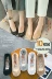 10 đôi tất nữ bằng vải cotton nông miệng mỏng vô hình phần silicon chống trơn Quần ren Hàn Quốc vớ nữ mùa hè Vớ
