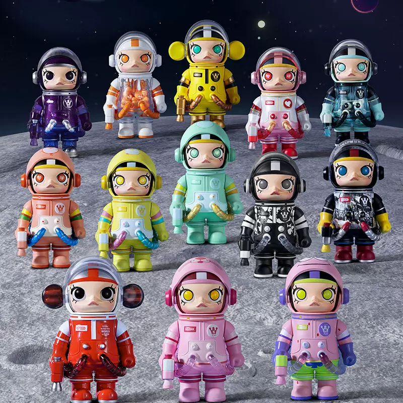 Popmart Bubble Mate MEGA Collection Series Mega Space Molly 100%second -generation blind box player