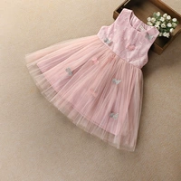 Quần áo trẻ em mùa hè 2019 Váy bé gái Hàn Quốc Áo trẻ em không tay Công chúa Váy đại dương Váy váy bé gái - Váy váy cho bé gái 1 tuổi