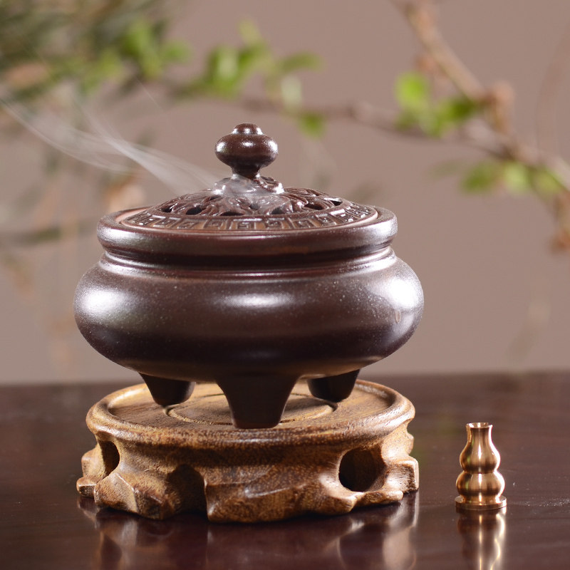 道塔香沉香檀香家用室内香熏炉