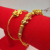 Đồng xu châu Âu mới Trang sức theo phong cách dân tộc Vintage Vòng đeo tay nữ mô phỏng Sand Gold Bracelet Điều chỉnh mạ vàng Vòng đeo tay chuỗi đeo tay Vòng đeo tay Cuff