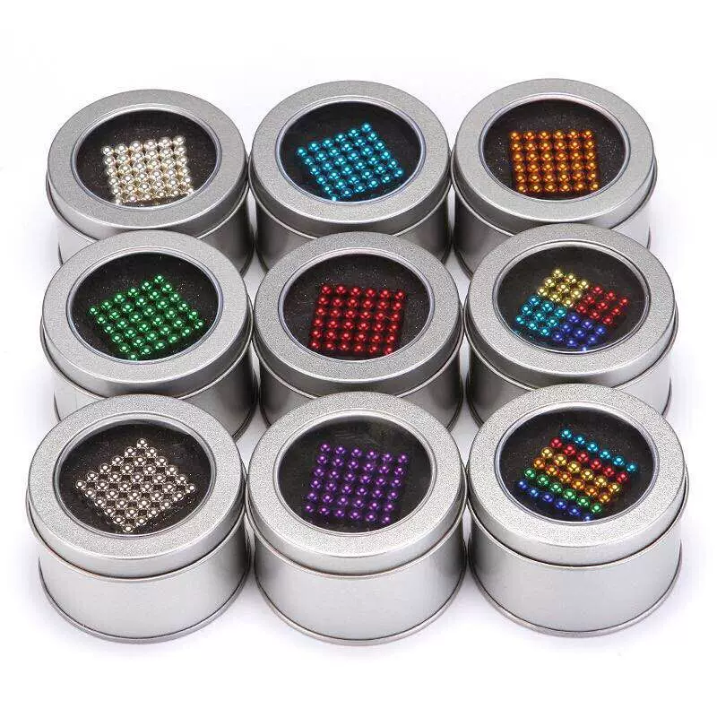 Magnetic strong magnet, set for adults, toy, 5mm