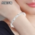 Vòng tay bạc Gypsophila 999 Vòng tay bạc nữ Bạc Nữ đơn giản Sinh viên Hàn Quốc Trang sức bạc Vòng đeo tay Gửi bạn gái