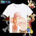 Phim hoạt hình anime quần áo xung quanh teen cướp biển vua t-shirt Lu Fei Aisi nam giới và phụ nữ những người yêu thích quần áo ngắn tay miếng dán Carton / Hoạt hình liên quan