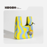 Трикотажная сумка через плечо, японские и корейские, изысканный стиль