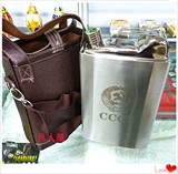 Карманная фляжка из нержавеющей стали, Россия, нержавеющая сталь AISI 304, объем 4, 78 унций