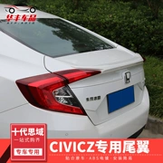 Đuôi xe Honda Civic đuôi công dân mười thế hệ mới đuôi dân dụng 16 cánh đuôi sửa đổi dân sự mới cánh cố định bằng sơn - Sopida trên