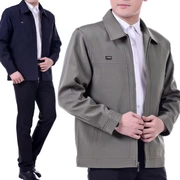 Áo khoác trung niên mùa xuân và mùa hè kinh doanh cha mỏng phần thường nam mùa xuân áo khoác mới áo khoác - Mùa xuân