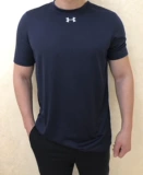 Under armour, быстросохнущая спортивная футболка с коротким рукавом, (в наличии на складе), свободный крой