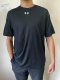 Under armour, быстросохнущая спортивная футболка с коротким рукавом, (в наличии на складе), свободный крой