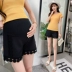 Mùa hè mới ăn mặc cộng với phân bón XL thai sản dress ren quần short chất béo mm cotton phụ nữ mang thai dạ dày lift quần mặc 200 kg
