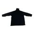 WM độc quyền YOHJI 90S Phong cách mùa thu Mùa đông tối màu đen đen Áo len cổ lọ đen chức năng - Cặp đôi áo len