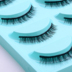 Siêu ngắn lông mi giả 0.5 tự nhiên thực tế nude trang điểm siêu nhiên cứng stem năm cặp của hai hộp để gửi keo bộ mi giả mie Lông mi giả