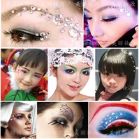 Lớn kim cương sáng bóng dán mặt khoan trẻ em giai đoạn hiệu suất mặt thanh khoan với keo kim cương lông mày khoan bóng mắt —
