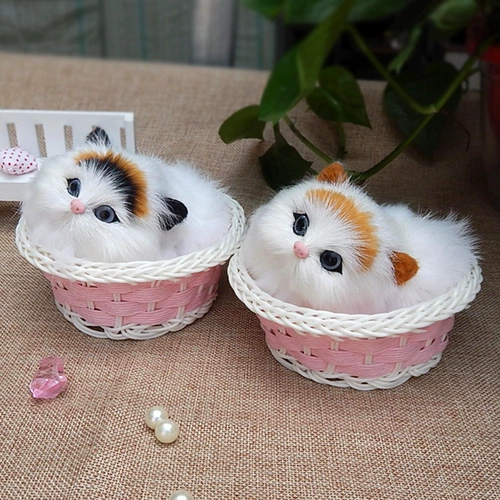 Реалистичная маленькая кукла, кот