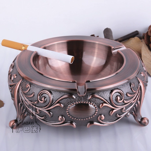 Мужская медная классическая ретро бронзовая пепельница для офиса, европейский стиль