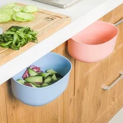 Nhà bếp cung cấp cửa hàng bách hóa cửa tủ treo thùng rác nhựa dày đa chức năng thùng rác đơn giản - Trang chủ