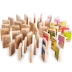 50 cái của thịt viên bằng gỗ nhận thức tang thơ 100 câu đố domino giáo dục mầm non trí tuệ khối xây dựng đồ chơi