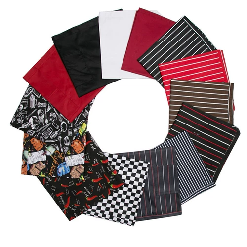 Черная юбка в складку подходит для мужчин и женщин, фартук, поликоттон