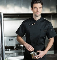 Черный, короткий рукав