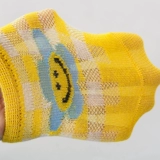 Носки для девочек летние тонкие хлопковые силиконовые силиконовые незлокожие и дышащие невидимые детские летние сети глаза мелкие рот