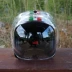 Không đội mũ bảo hiểm! PC chất lượng cao tăng cường Harley xe máy retro mũ bảo hiểm ống kính bong bóng gương Kính chắn gió - Xe máy Rider thiết bị