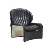 Итальянский легкий роскошный одиночный дизайнер черный простые украшения повседневное кресло скандинавский инопланетный гостиная балкон балконы арт диван