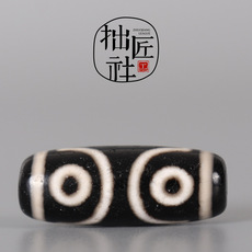 Украшения на шею 西藏三眼天珠 藏传天珠真品 diy佛珠手串顶珠配珠项链吊坠配饰