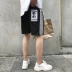 Mùa hè ins siêu lửa quần short nam quần Hàn Quốc phiên bản của xu hướng của gió hoang dã hoang dã năm quần ulzzang ống túm bộ quần áo thể thao nam Quần short