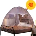 Mông cổ yurt muỗi net ký túc xá sinh viên nhà đôi cửa với dưới gấp cài đặt miễn phí duy nhất đôi 1.2 m1.5 m 1.8 giường Lưới chống muỗi