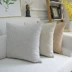 Hiện đại nhỏ gọn rắn lanh màu gối bìa mà không có lõi sofa đệm văn phòng thắt lưng gối tựa lưng giường đệm tùy chỉnh - Trở lại đệm / Bolsters