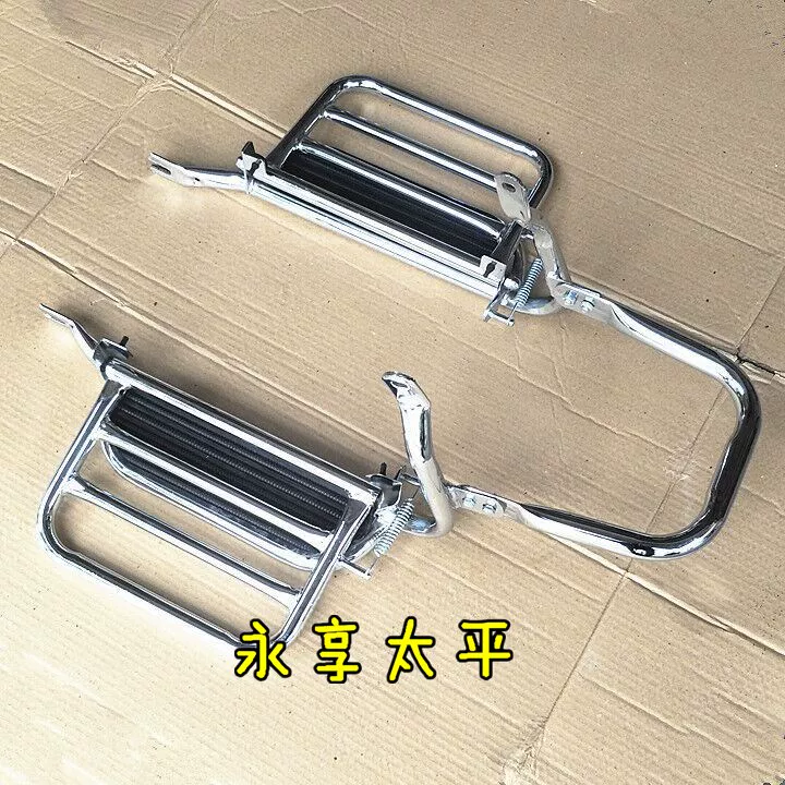 [CG125老花猫刀仔GS太子GN125改装摩托车侧翻空心载重货架边架后架]