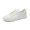 Da giày trắng giày thể thao nữ Hàn Quốc giản dị tất cả các trận đấu thấp học sinh giày thể thao trắng giày thể thao da mềm giày đế mềm triều cường - Giày cắt thấp