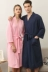 Áo choàng tắm nữ mùa hè mỏng sexy nightdress waffle couple áo ngủ nam mùa xuân và mùa thu yukata SPA dành cho người lớn đồ ngủ